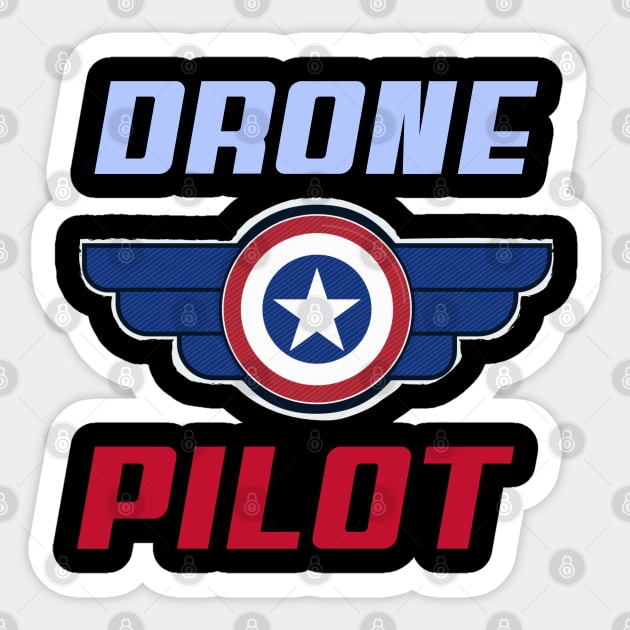 I'm a pilot - Aviation Drone pilot. Sticker by Storeology